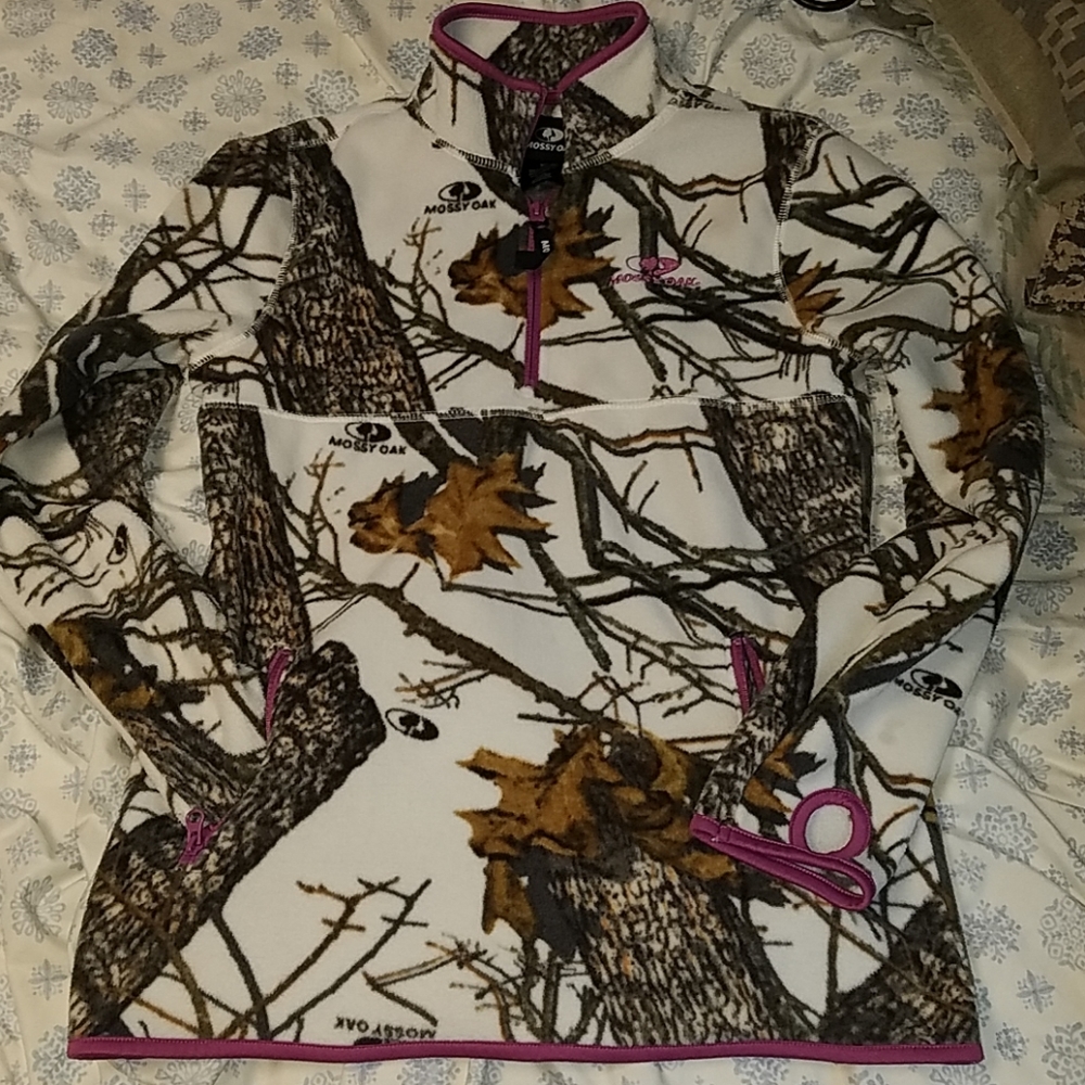 Purple camo Mossy oak hoodie